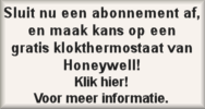 Winter actie, maak kans op een gratis klokthermostaat van Honeywell!